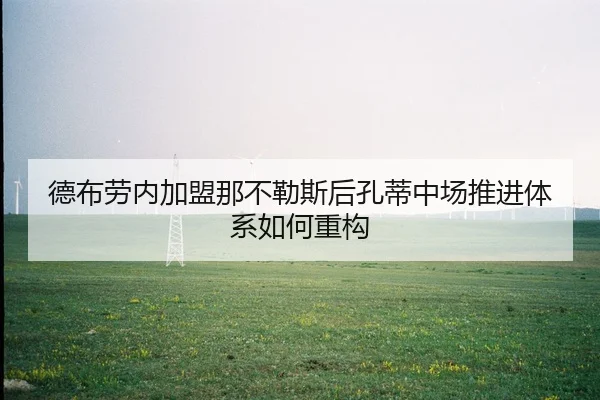德布劳内加盟那不勒斯后孔蒂中场推进体系如何重构