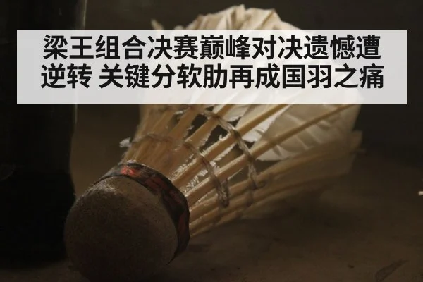 梁王组合决赛巅峰对决遗憾遭逆转 关键分软肋再成国羽之痛